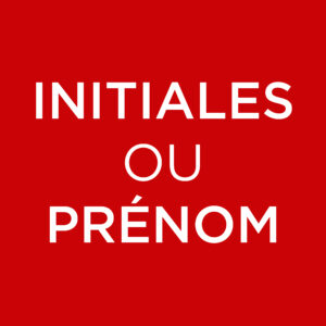 Option personnalisée - flocage